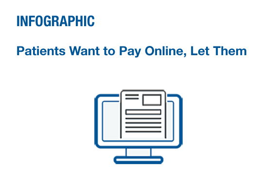 Image link to infographic: Patients Want to Pay Online, Let Them.